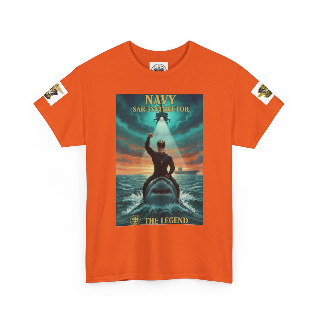 Navy SAR Helicopter Rescue Tee — "The Legend" Search & Rescue Tribute