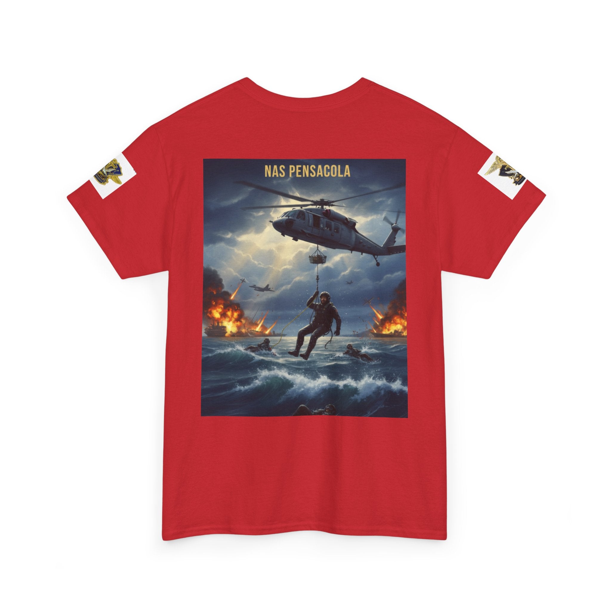 SAR Chiefs Riders Club Tee — NAS Pensacola Helicopter Rescue Graphic Shirt