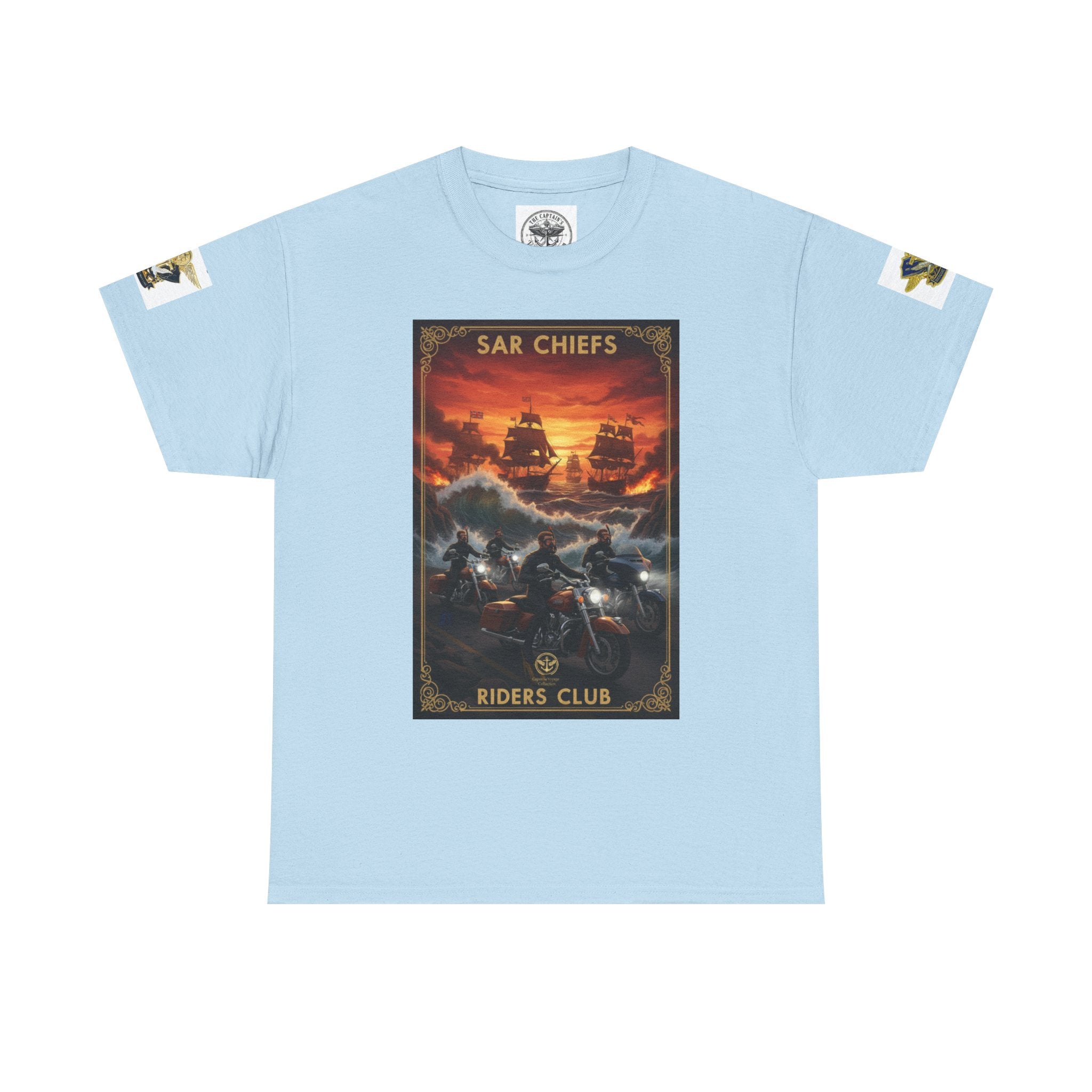 Military Rescue Riders Club T‑Shirt — SAR Chiefs Helicopter Tee