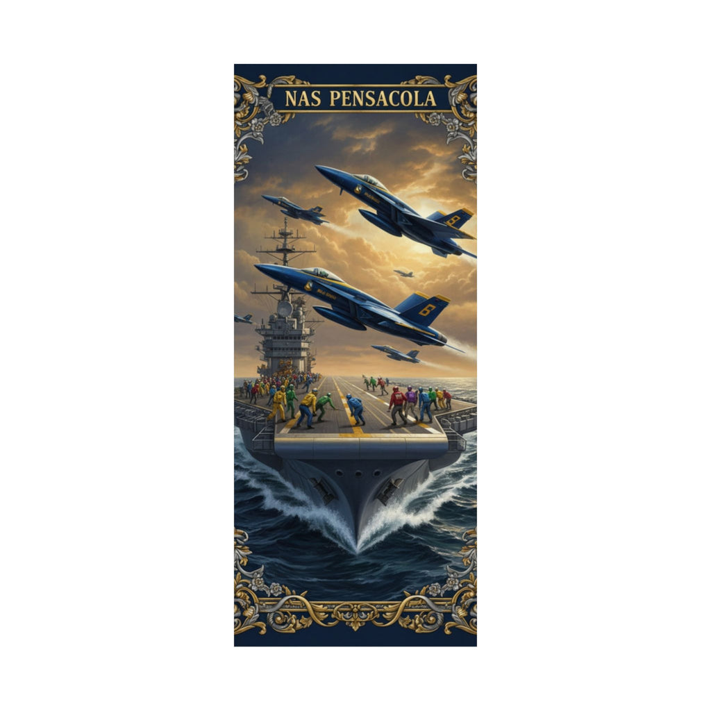 Navy SAR Rescue Helicopter Matte Poster — Dramatic Sea Rescue Art