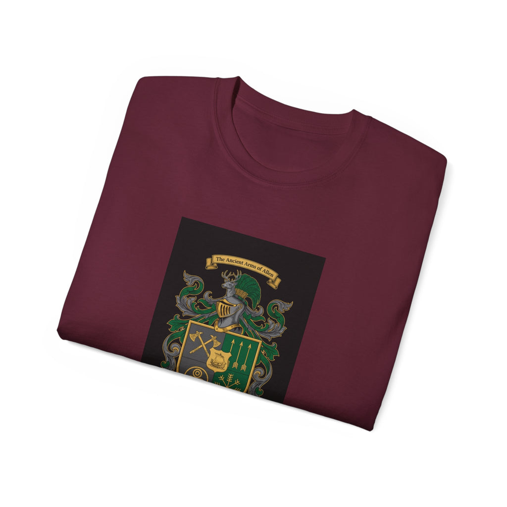 Irish Crest & 'One Lucky Viking' T-Shirt — Celtic Coat of Arms Tee