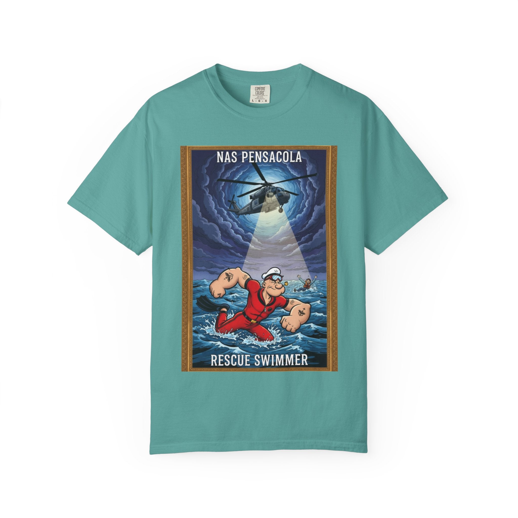 Rescue Swimmer T-Shirt — NAS Pensacola Helicopter Rescue Graphic Tee