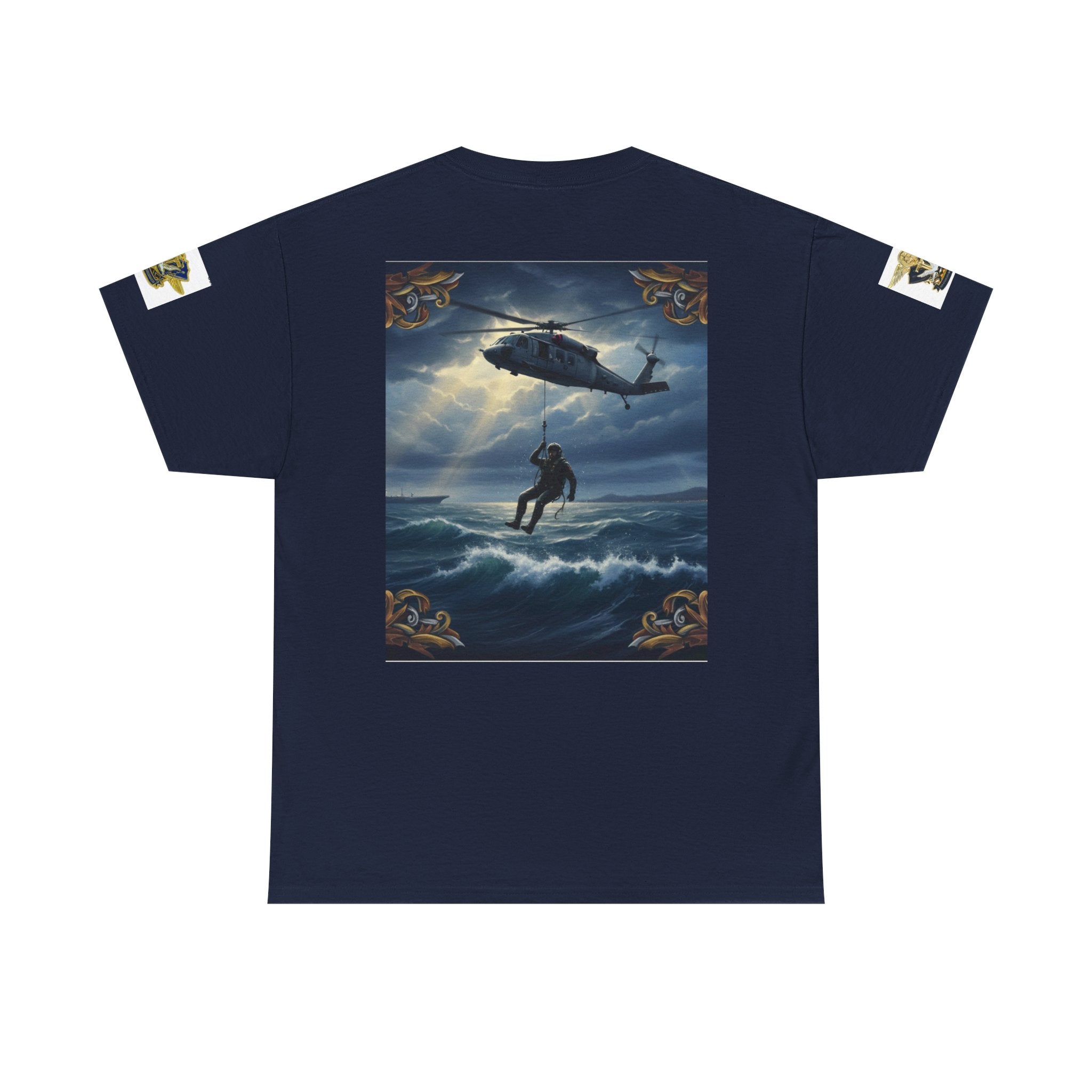 Military Rescue Crew T-Shirt — SAR Chiefs Riders Club Graphic Tee