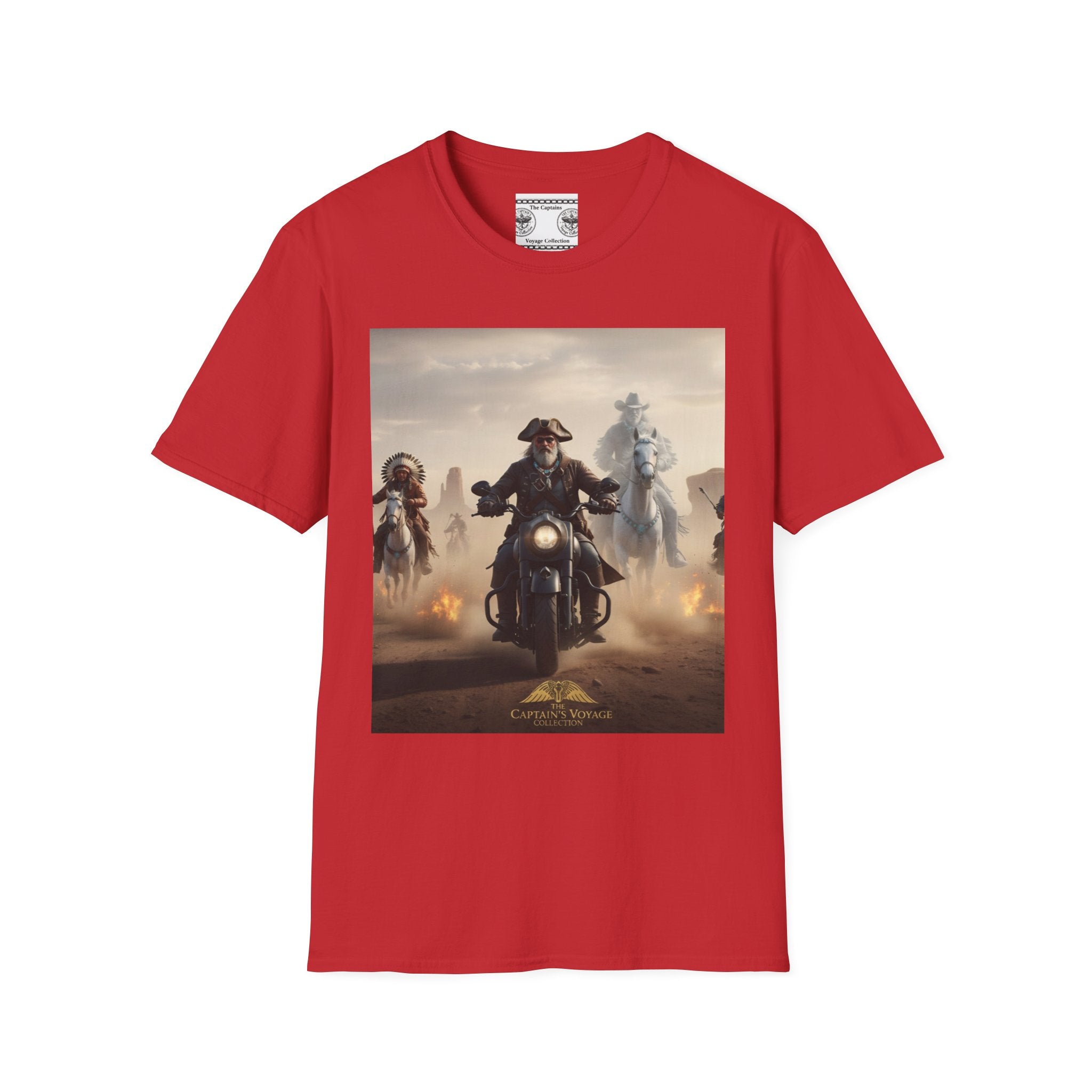 Captain's Voyage Motorcycle Pirate T-Shirt