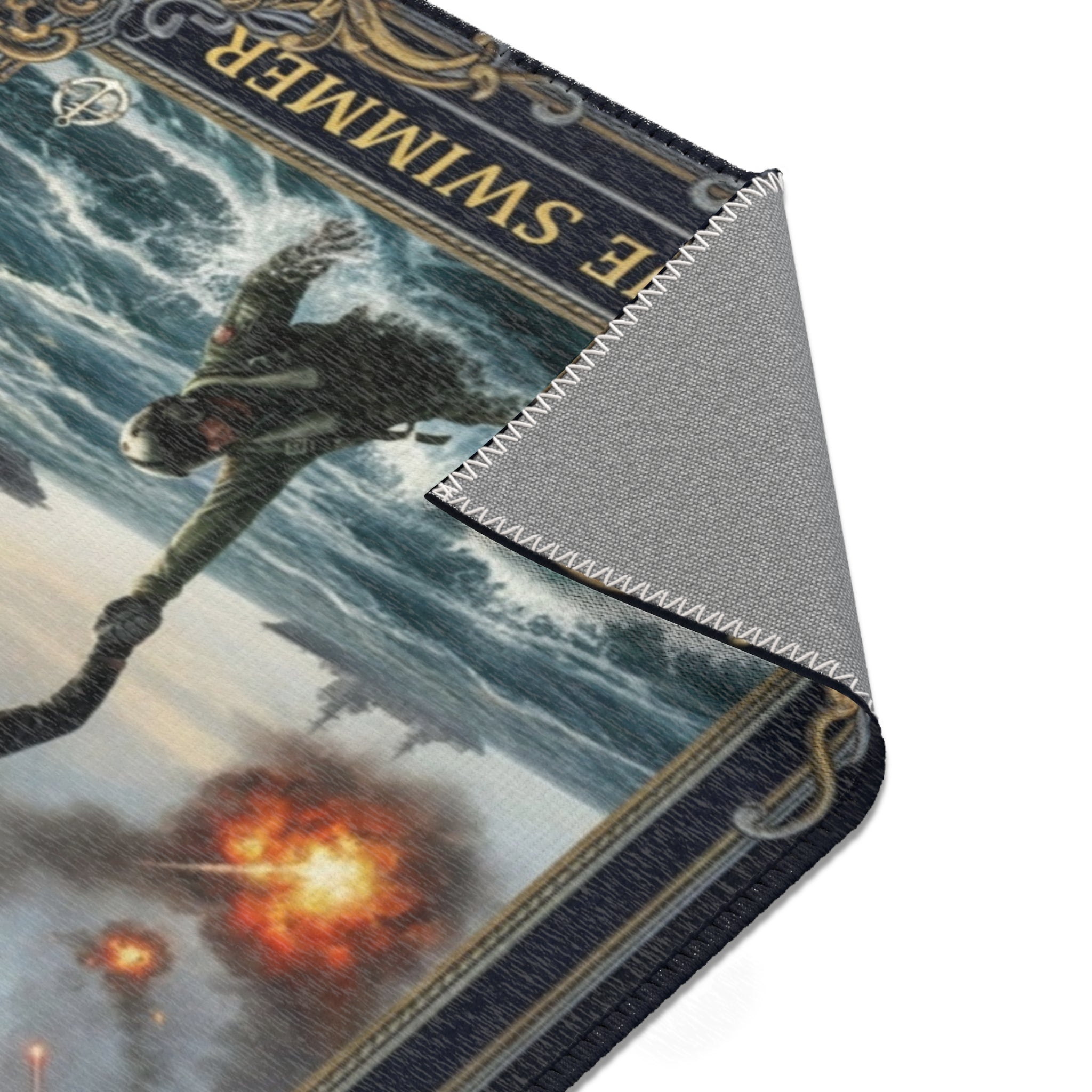 Rescue Swimmer Area Rug — NAS Pensacola Military Tribute Floor Mat