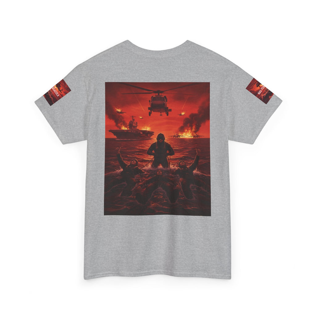 Rescue Swimmer Graphic Tee — NAS Pensacola Military Helicopter Design