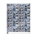 Vintage Winter Photo Collage Wrapping Paper Roll — Holiday Scenic Gift Wrap