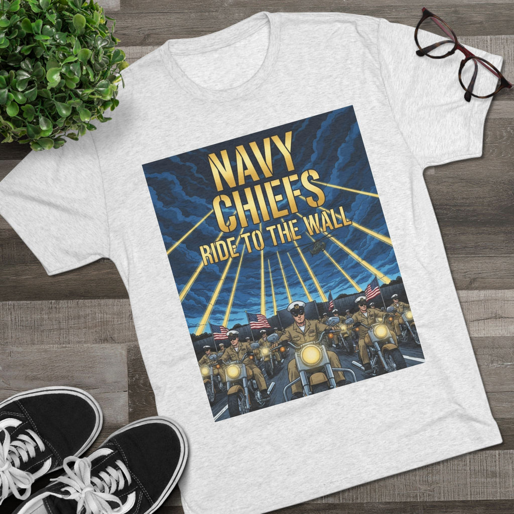 Navy Chiefs Ride to the Wall T-Shirt — "2nd Option... FAFO" Veteran Tribute Tee