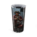 Pirate Biker 20oz Tumbler – Vintage Captain & Motorcycle Travel Cup
