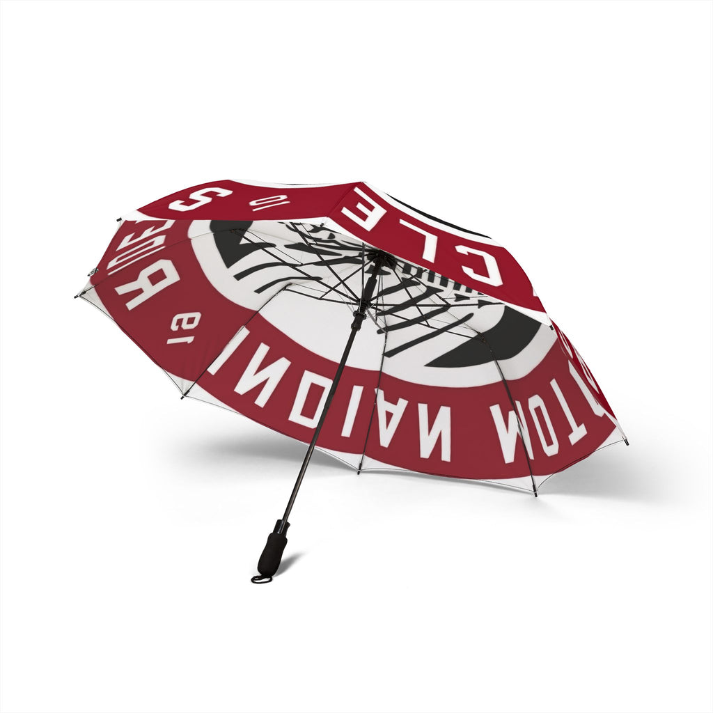 Motorcycle Club Logo Foldable Umbrella — Semi-Automatic Compact Rain Cover
