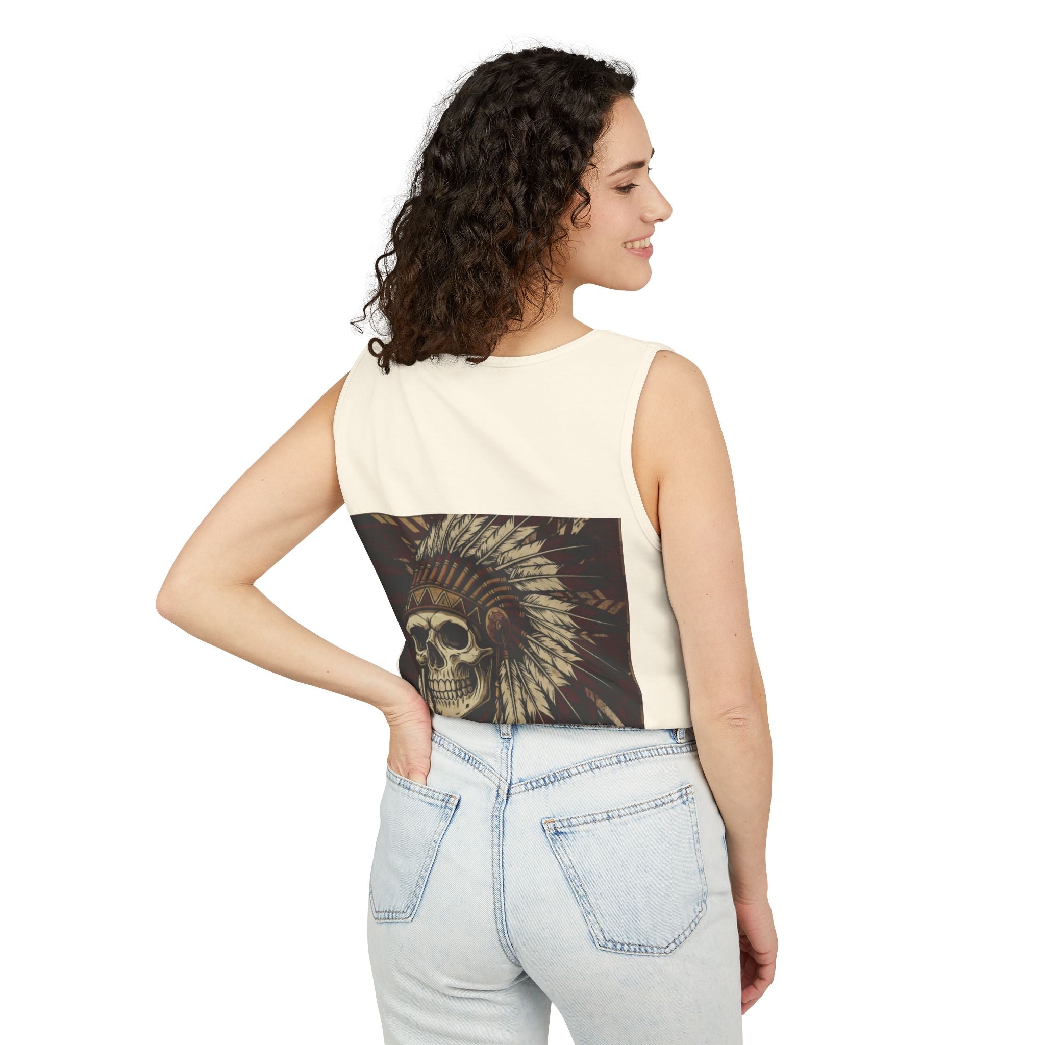 Skull Chief Tank Top — Indian Motorcycle Graphic Tank