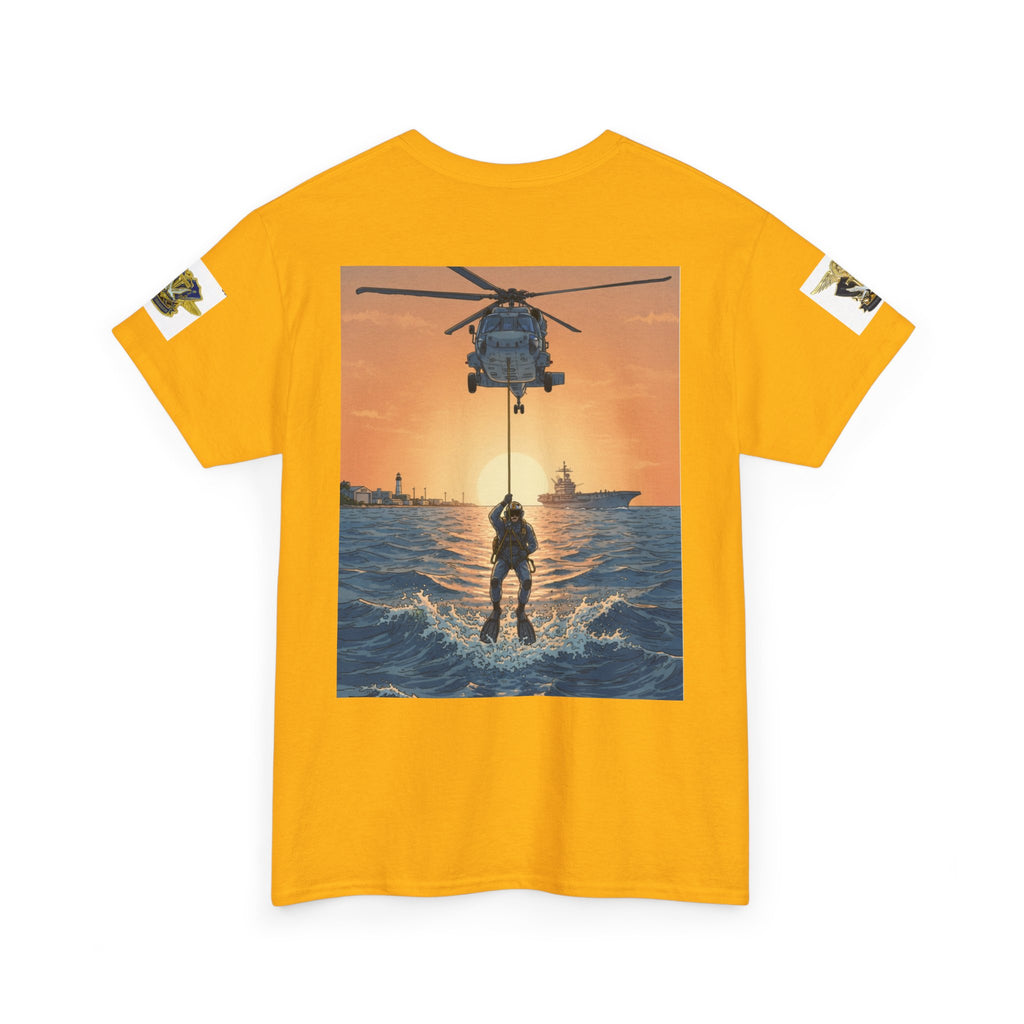 Military Rescue Riders Club T‑Shirt — SAR Chiefs Helicopter Tee