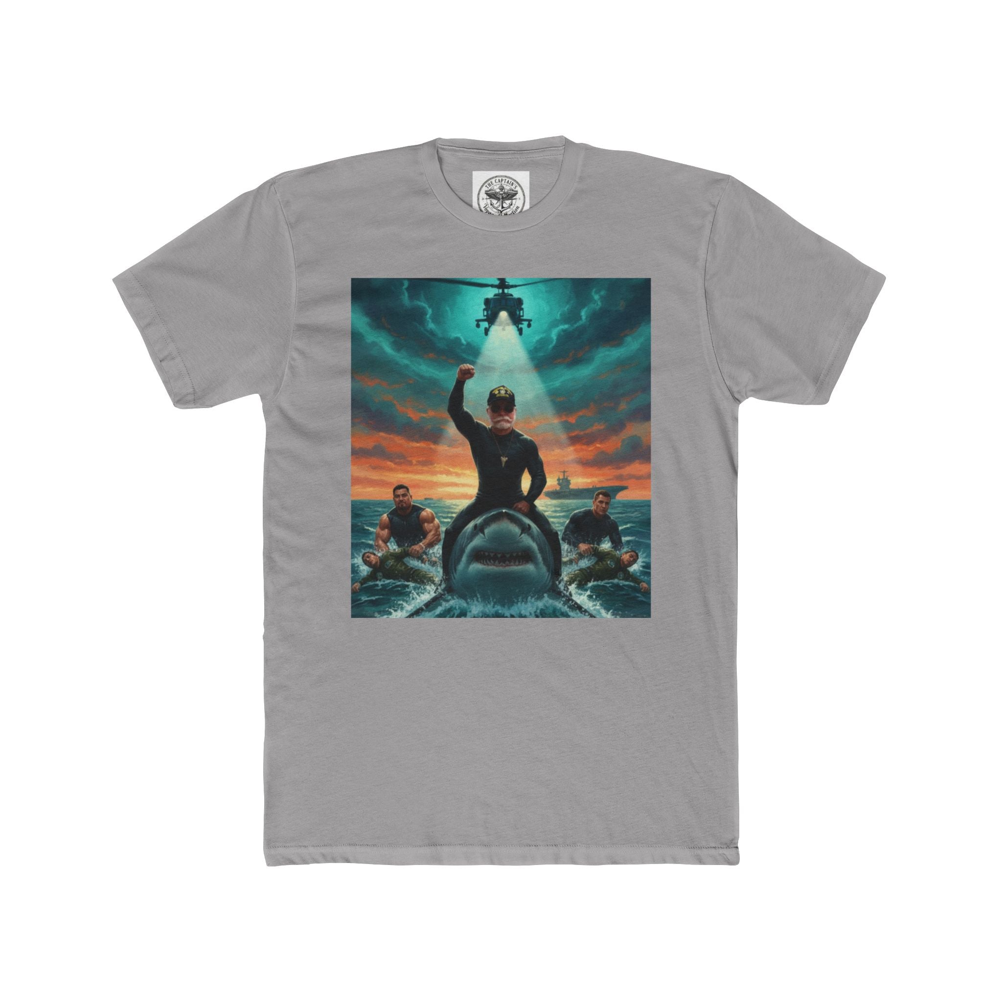 Rescue Mission T-Shirt — Military Helicopter & Sea Rescue Graphic Tee