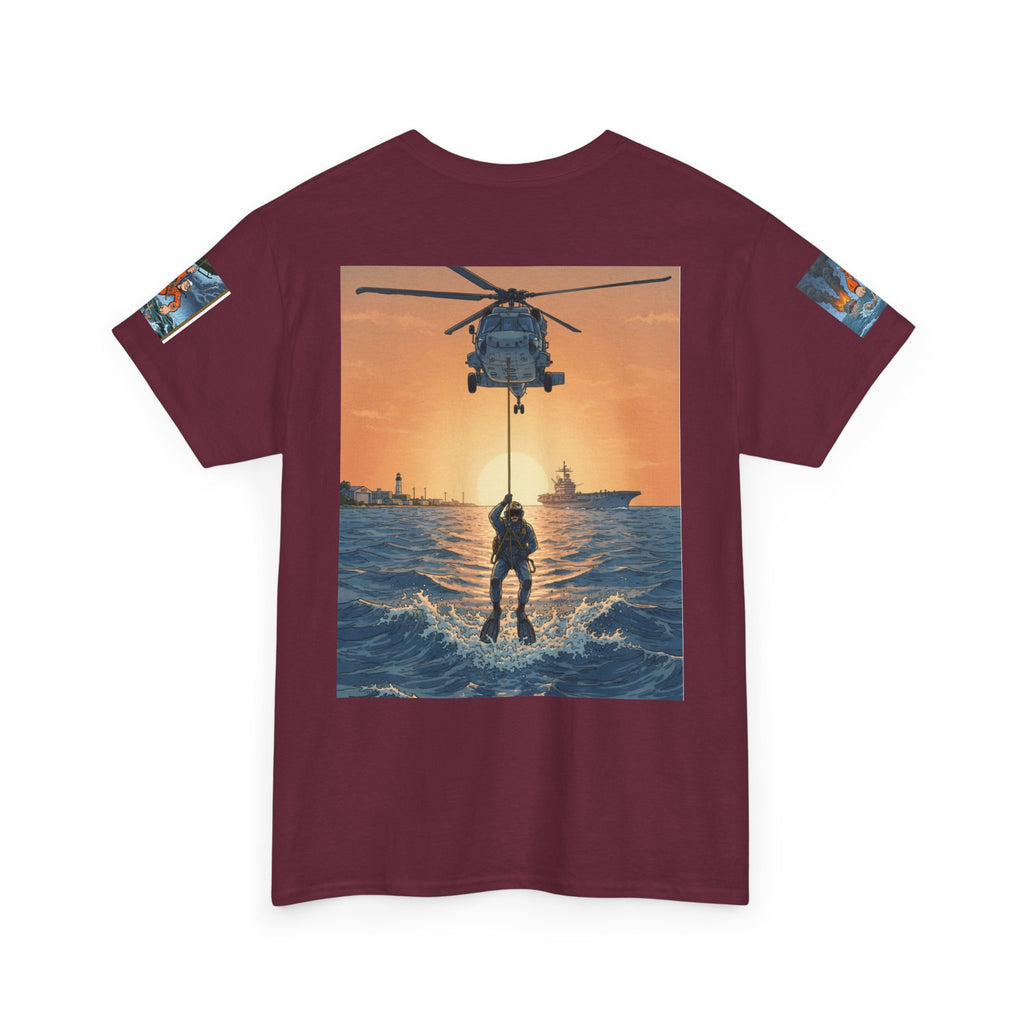 Rescue Swimmer Tee — NAS Pensacola Search & Rescue Helmet Tag T-Shirt