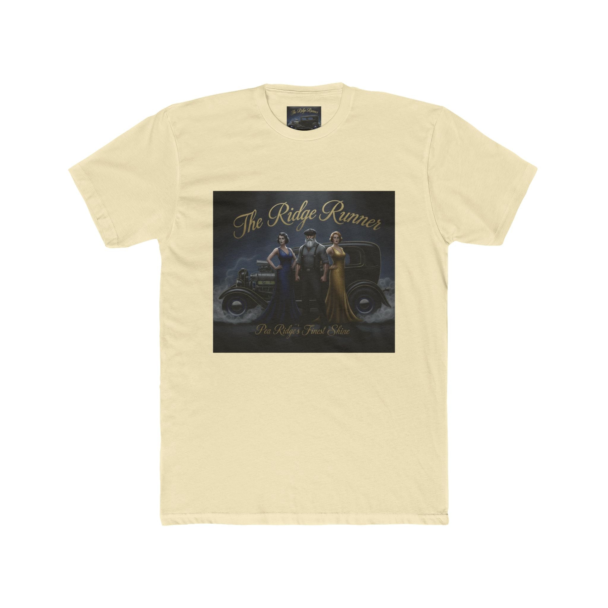 Vintage 'The Ridge Runners' Car Club Tee — Retro 1930s Hot Rod Graphic Shirt
