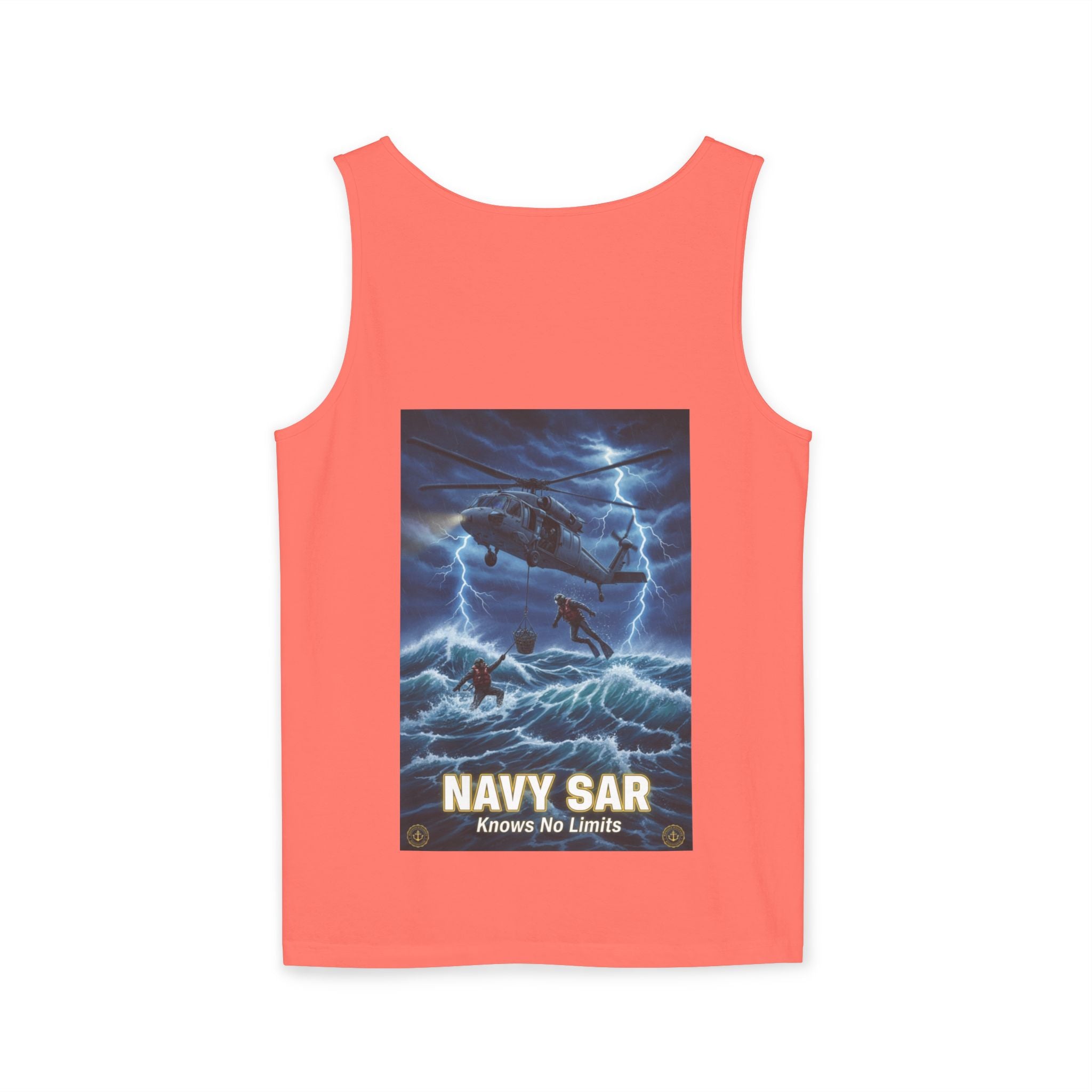 Navy SAR Tank Top — "We Know No Limits" Combat Rescue Swimmers