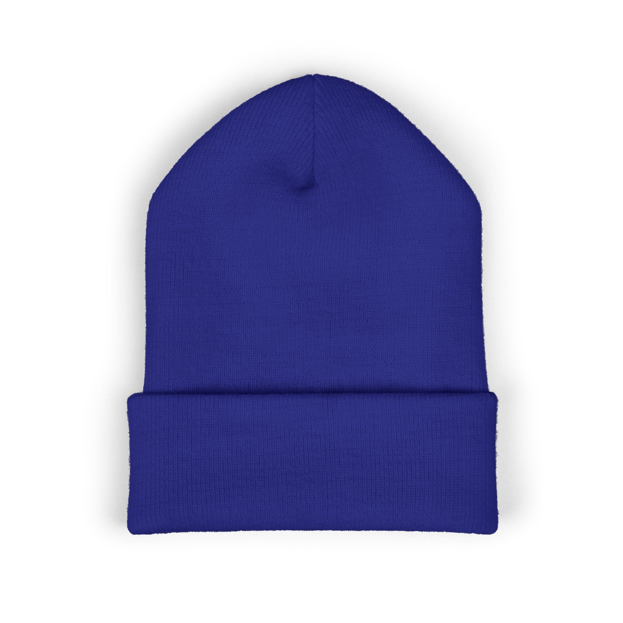 Retro Cassette Embroidered Beanie — Vintage Music Knit Hat