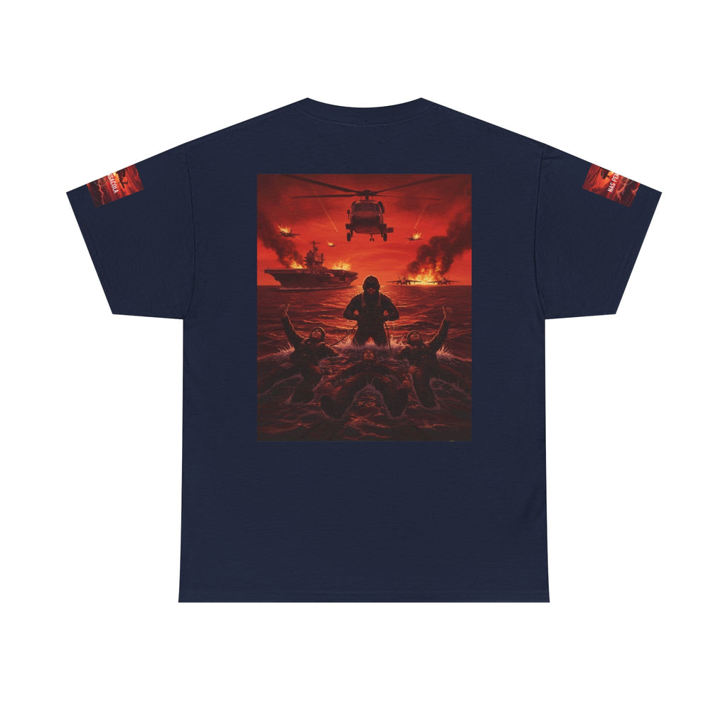 Rescue Swimmer Graphic Tee — NAS Pensacola Military Helicopter Design
