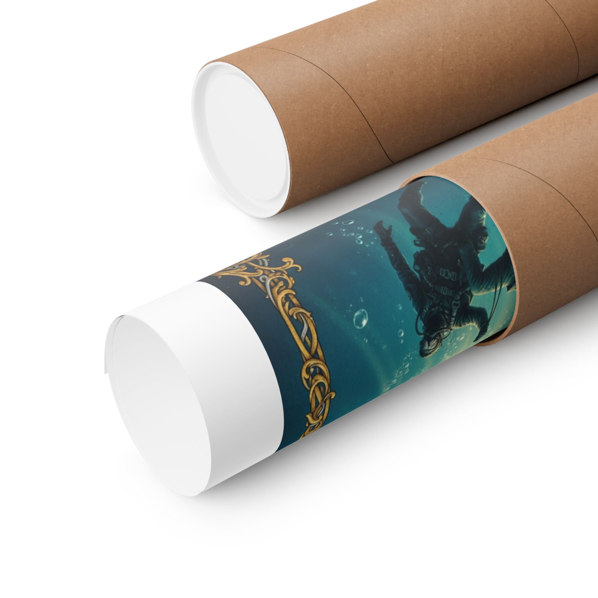 NAS Pensacola Rescue Swimmer Matte Vertical Poster — Military Diver Wall Art