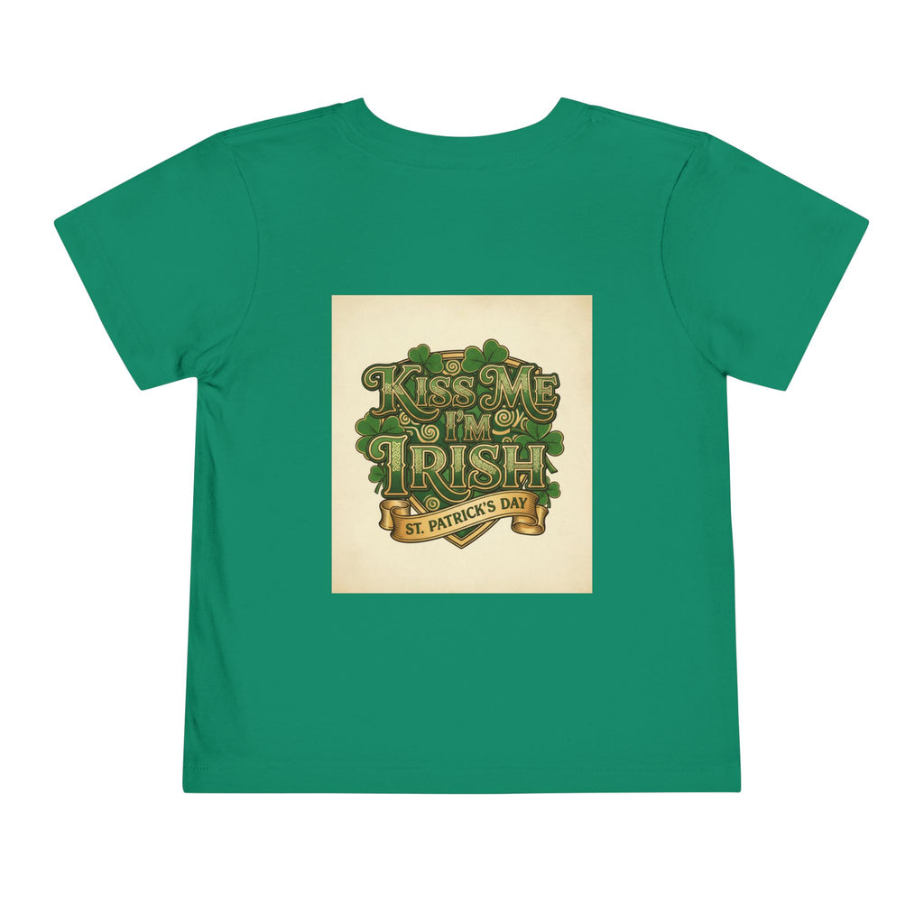 Toddler Tee — "Kiss Me I'm Irish" St. Patrick's Day Shirt
