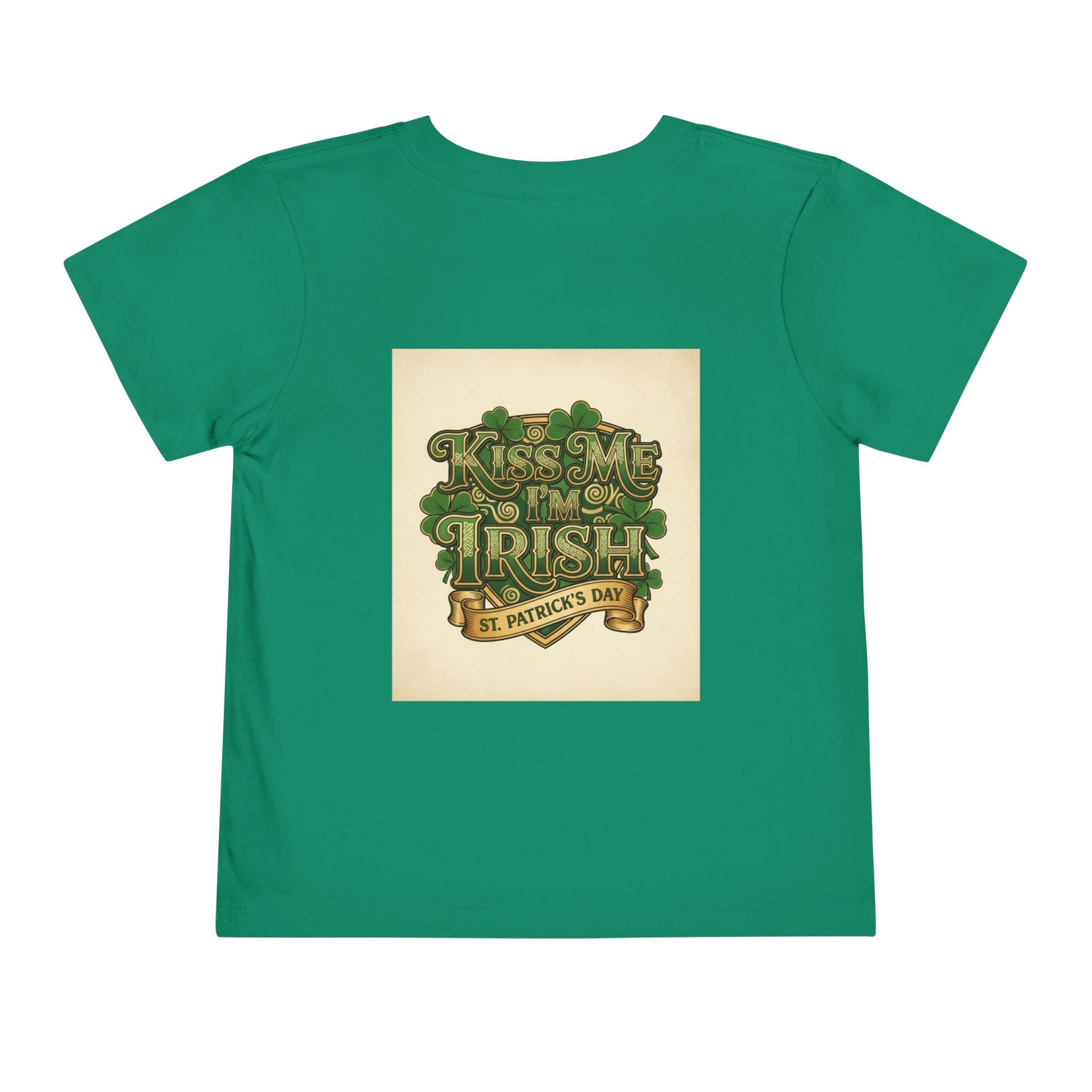 Toddler Tee — "Kiss Me I'm Irish" St. Patrick's Day Shirt
