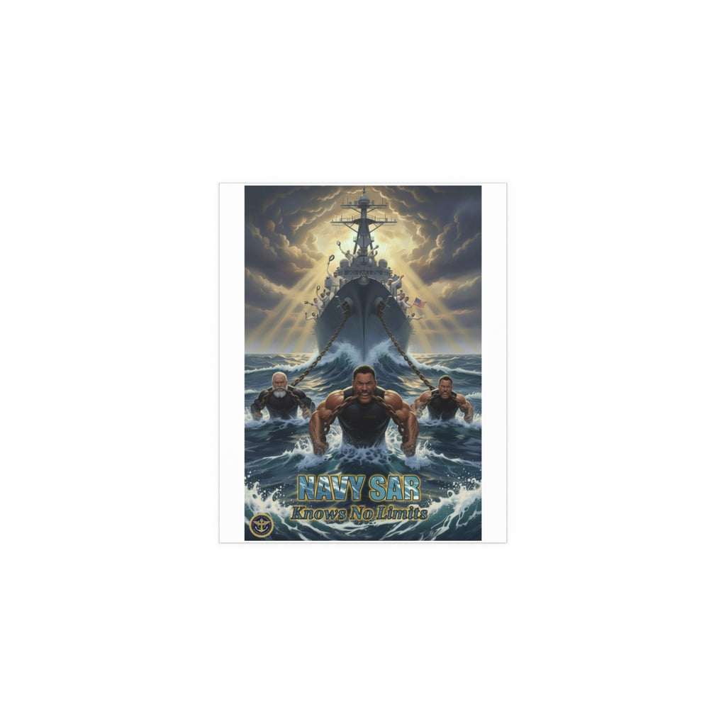 Navy SEALs Silk Poster — 'Nothing Is Impossible' Military Wall Art (Indoor/Outdoor)