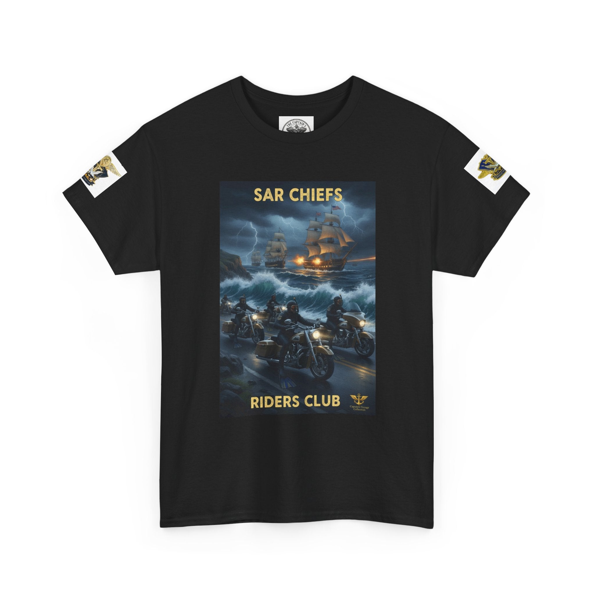 SAR Chiefs Riders Club Tee — NAS Pensacola Helicopter Rescue Graphic Shirt
