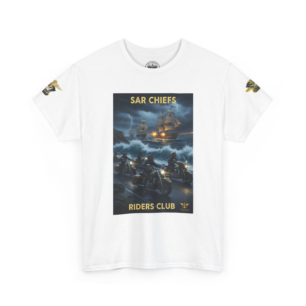 SAR Chiefs Riders Club Tee — NAS Pensacola Helicopter Rescue Graphic Shirt