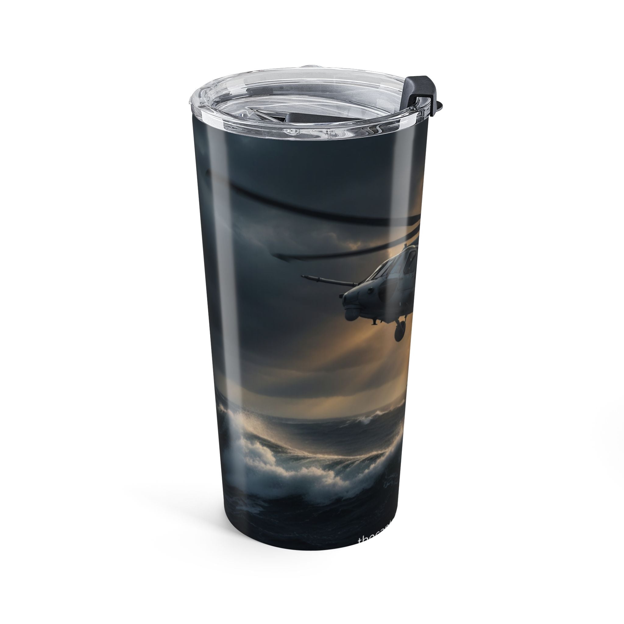 Rescue Helicopter 20oz Tumbler – Coast Guard SAR Search & Rescue Travel Mug