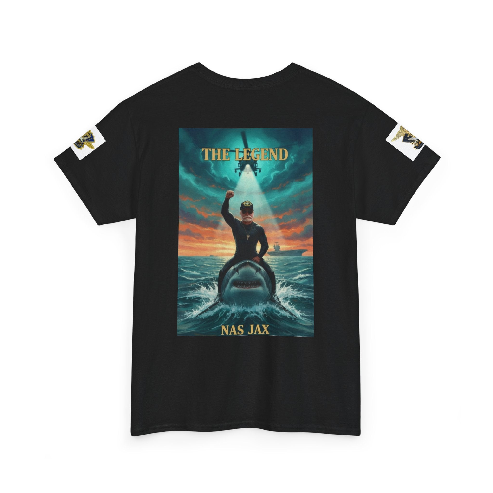 Navy SAR Helicopter Rescue Tee — "The Legend" Search & Rescue Tribute