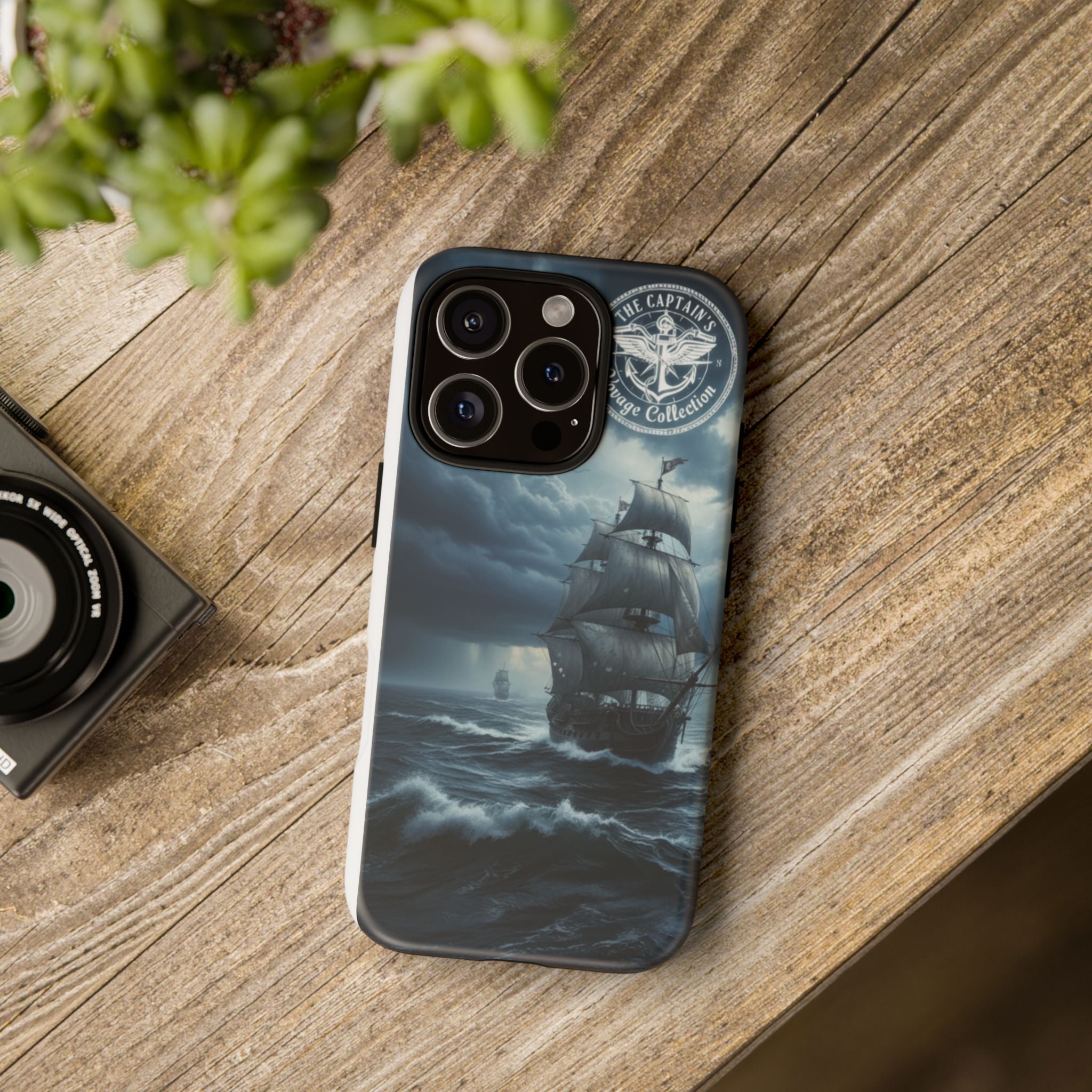 Stormy Seas Ship Phone Case – Nautical Pirate Sailing iPhone Cover