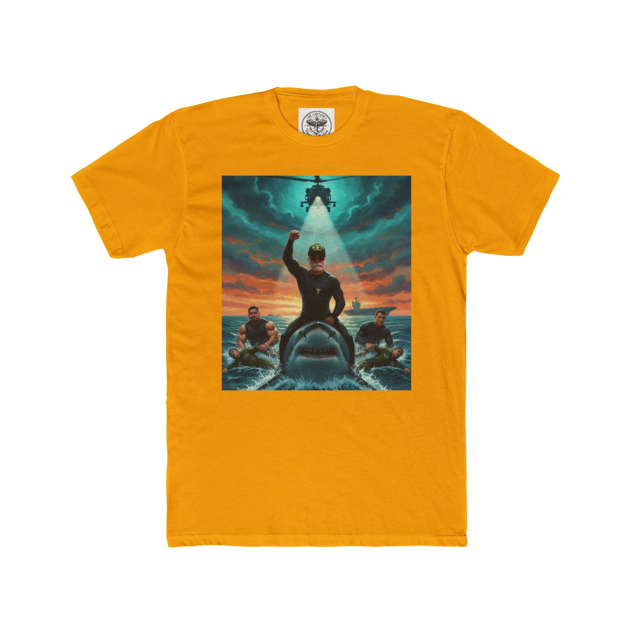 Rescue Mission T-Shirt — Military Helicopter & Sea Rescue Graphic Tee