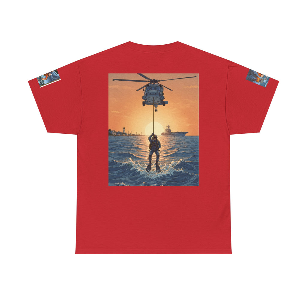 Rescue Swimmer Tee — NAS Pensacola Search & Rescue Helmet Tag T-Shirt