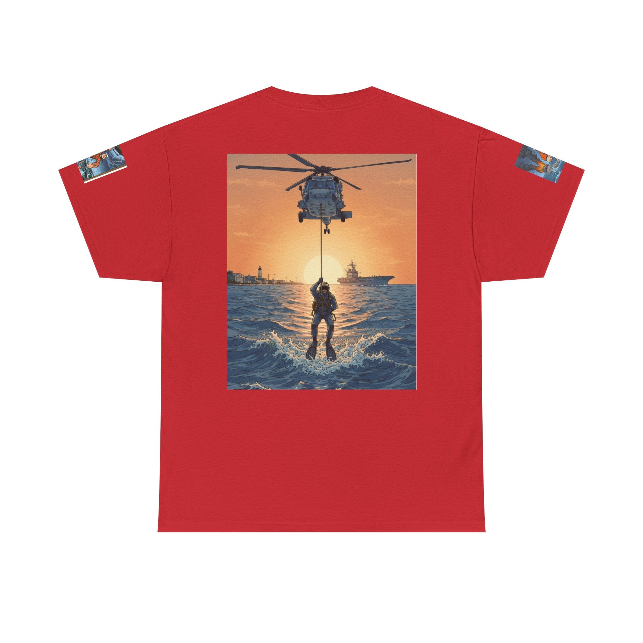 Rescue Swimmer Tee — NAS Pensacola Search & Rescue Helmet Tag T-Shirt