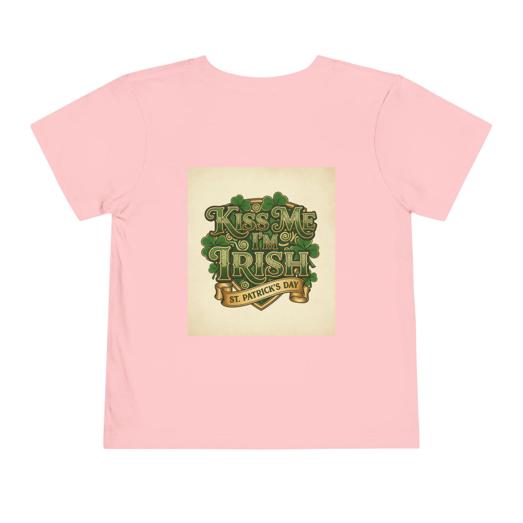 Toddler Tee — "Kiss Me I'm Irish" St. Patrick's Day Shirt