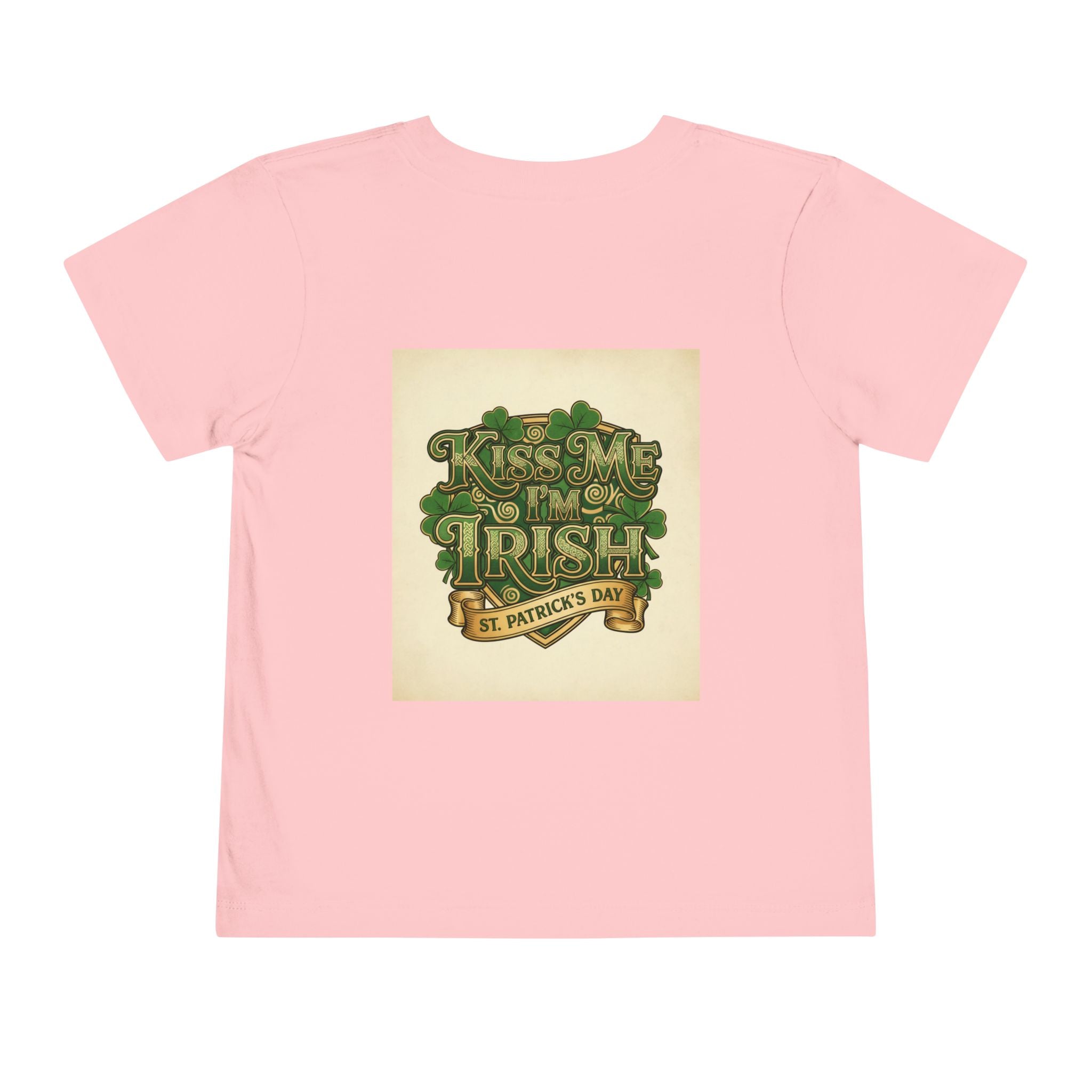 Toddler Tee — "Kiss Me I'm Irish" St. Patrick's Day Shirt