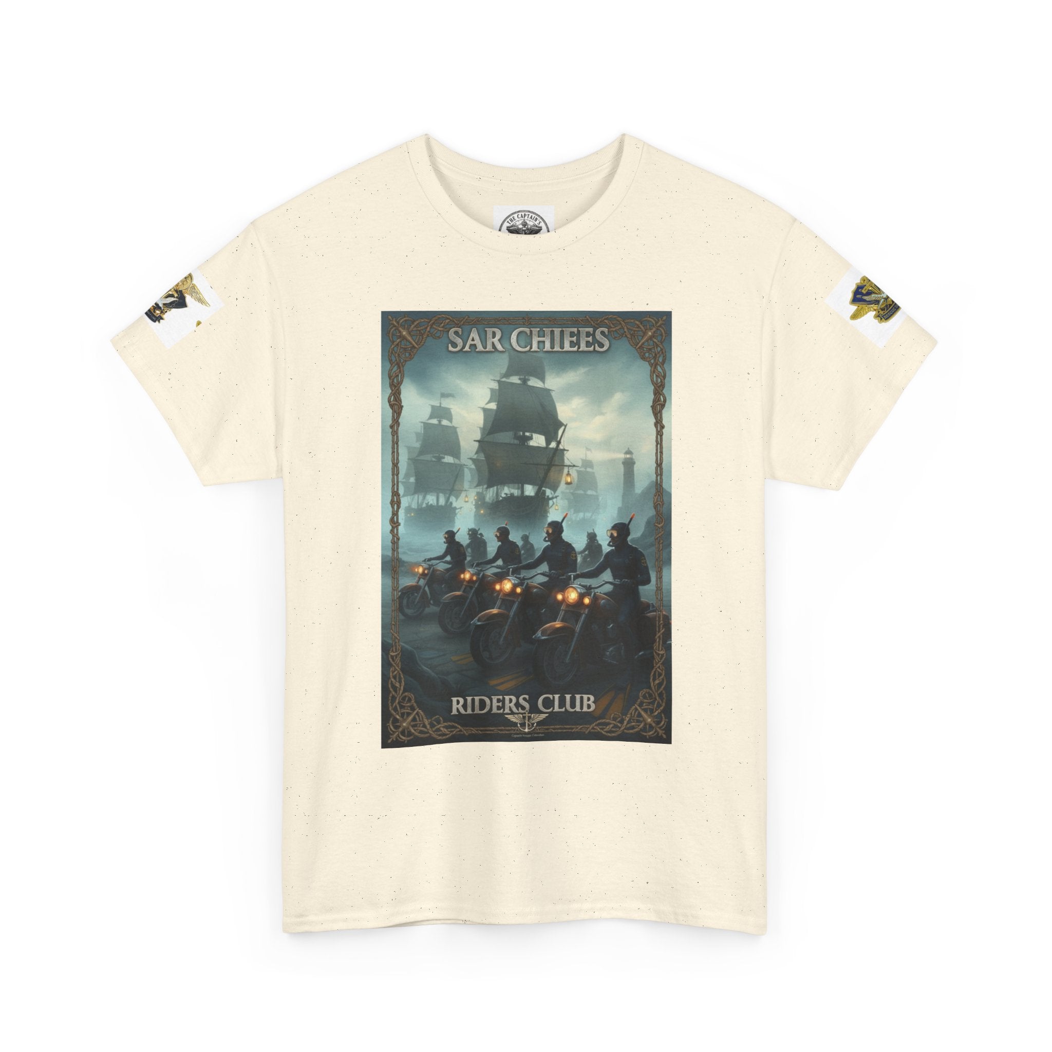 Military Rescue Crew T-Shirt — SAR Chiefs Riders Club Graphic Tee