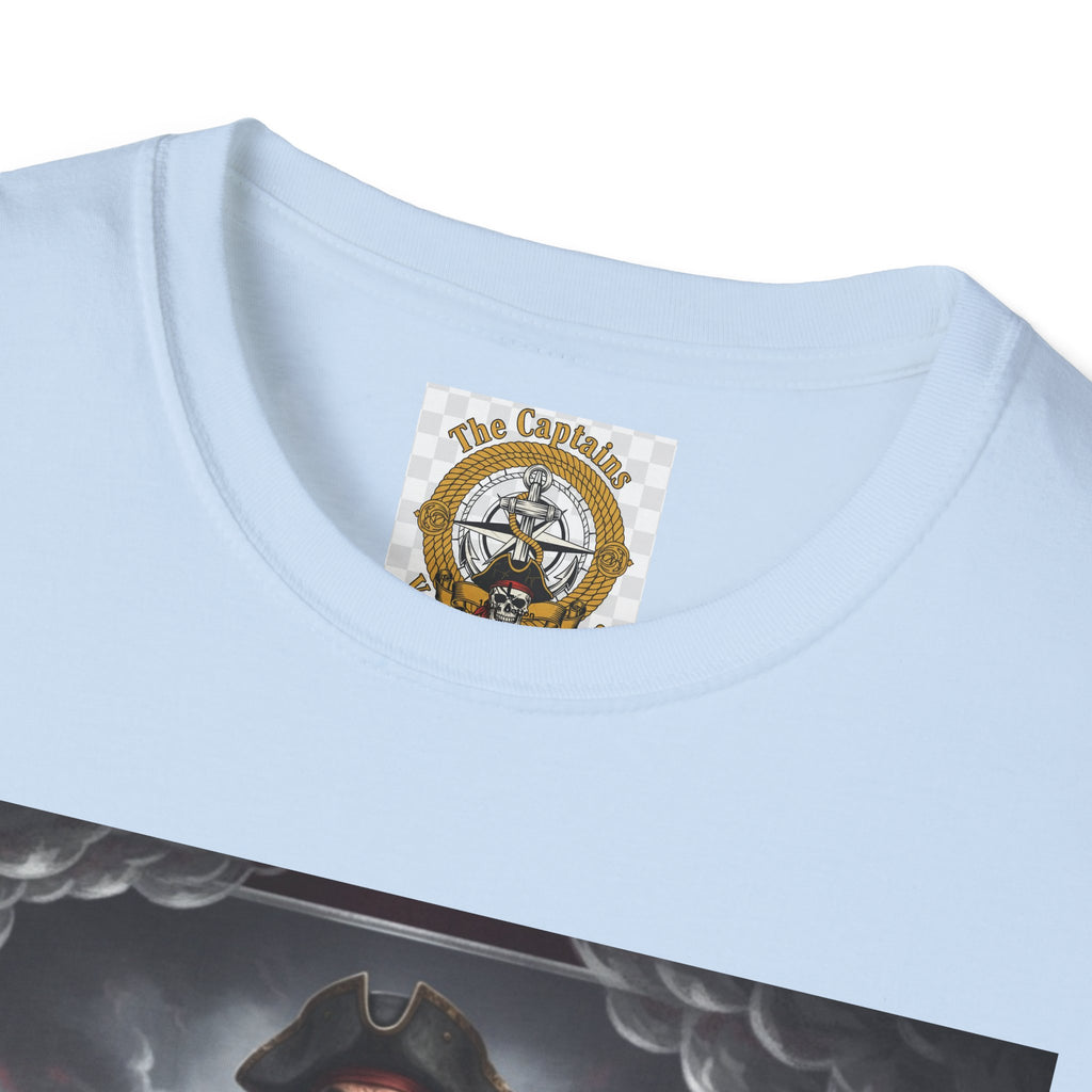 Pirate Captain T-Shirt — Vintage Nautical Adventure Graphic Tee