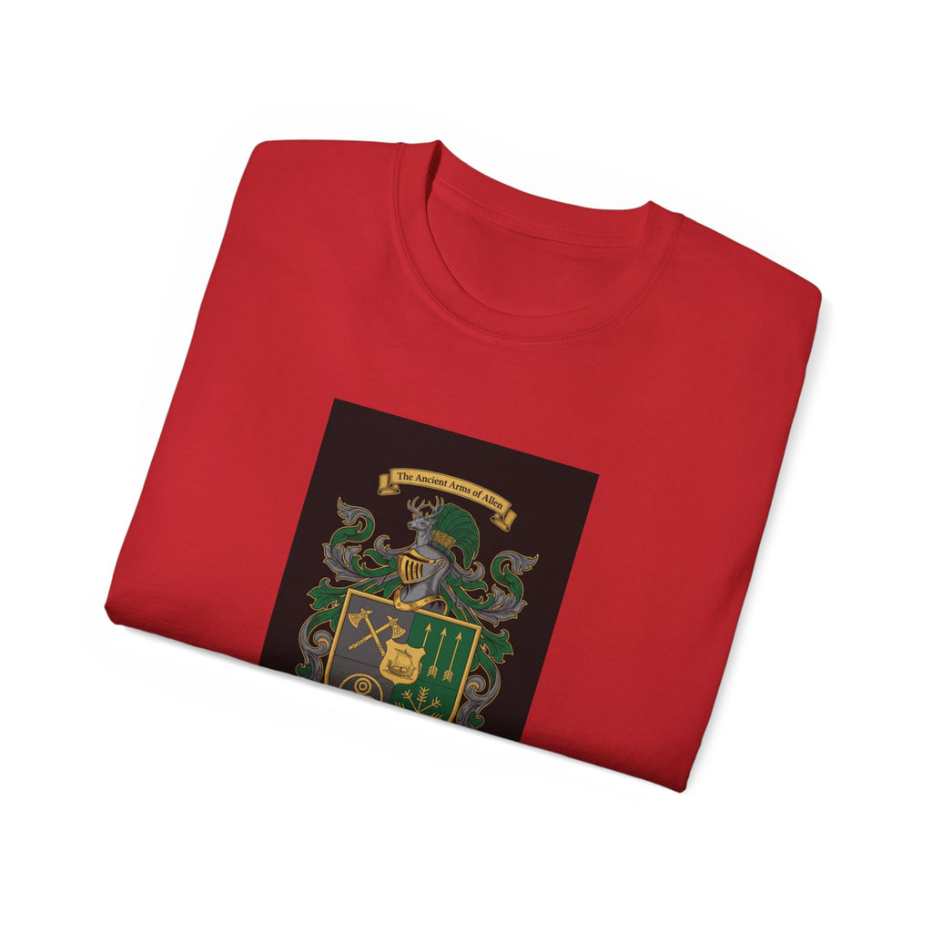 Irish Crest & 'One Lucky Viking' T-Shirt — Celtic Coat of Arms Tee