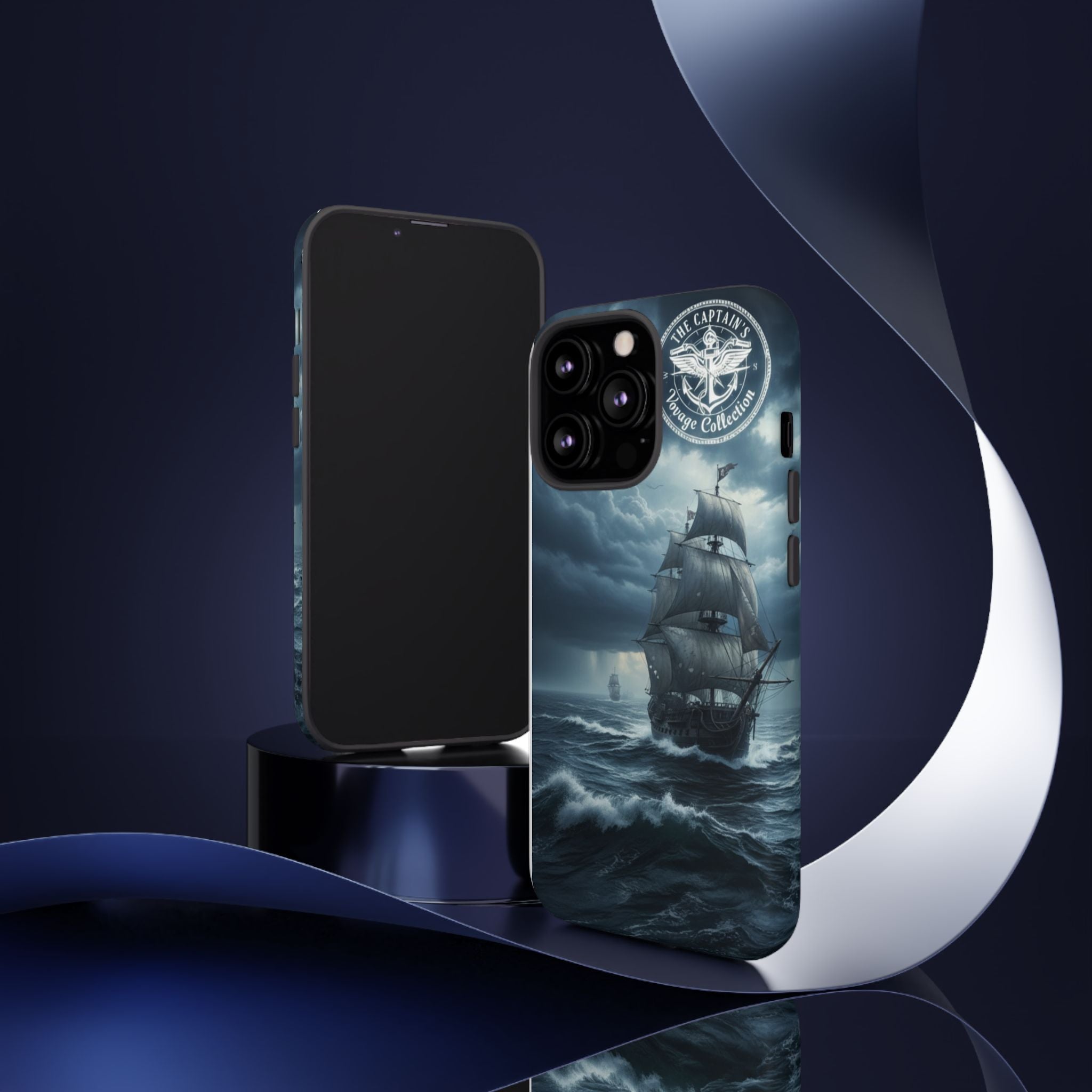 Stormy Seas Ship Phone Case – Nautical Pirate Sailing iPhone Cover