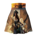 Pirate Captain Skater Skirt — Vintage Nautical Adventure Print