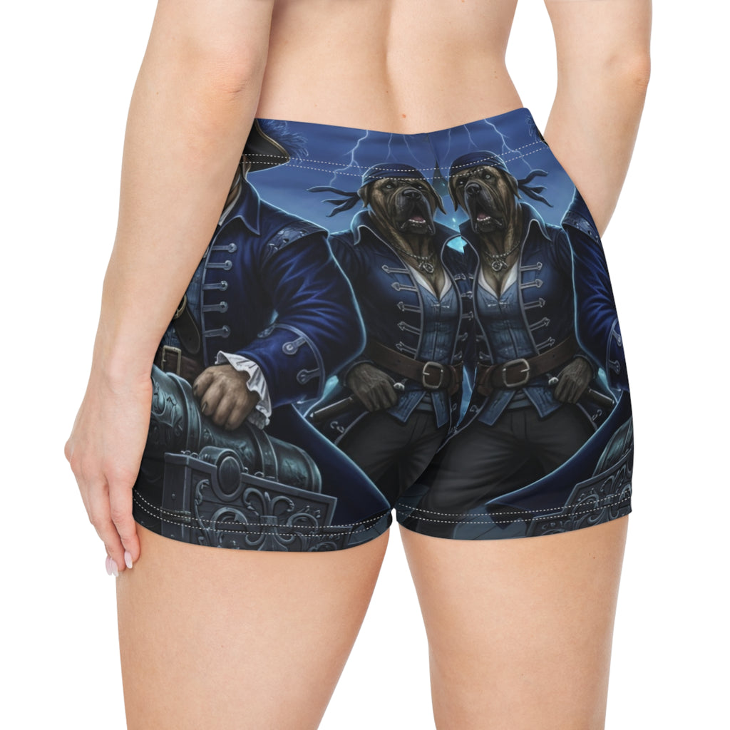 Pirate Captain Fantasy Women's All-Over Print Shorts