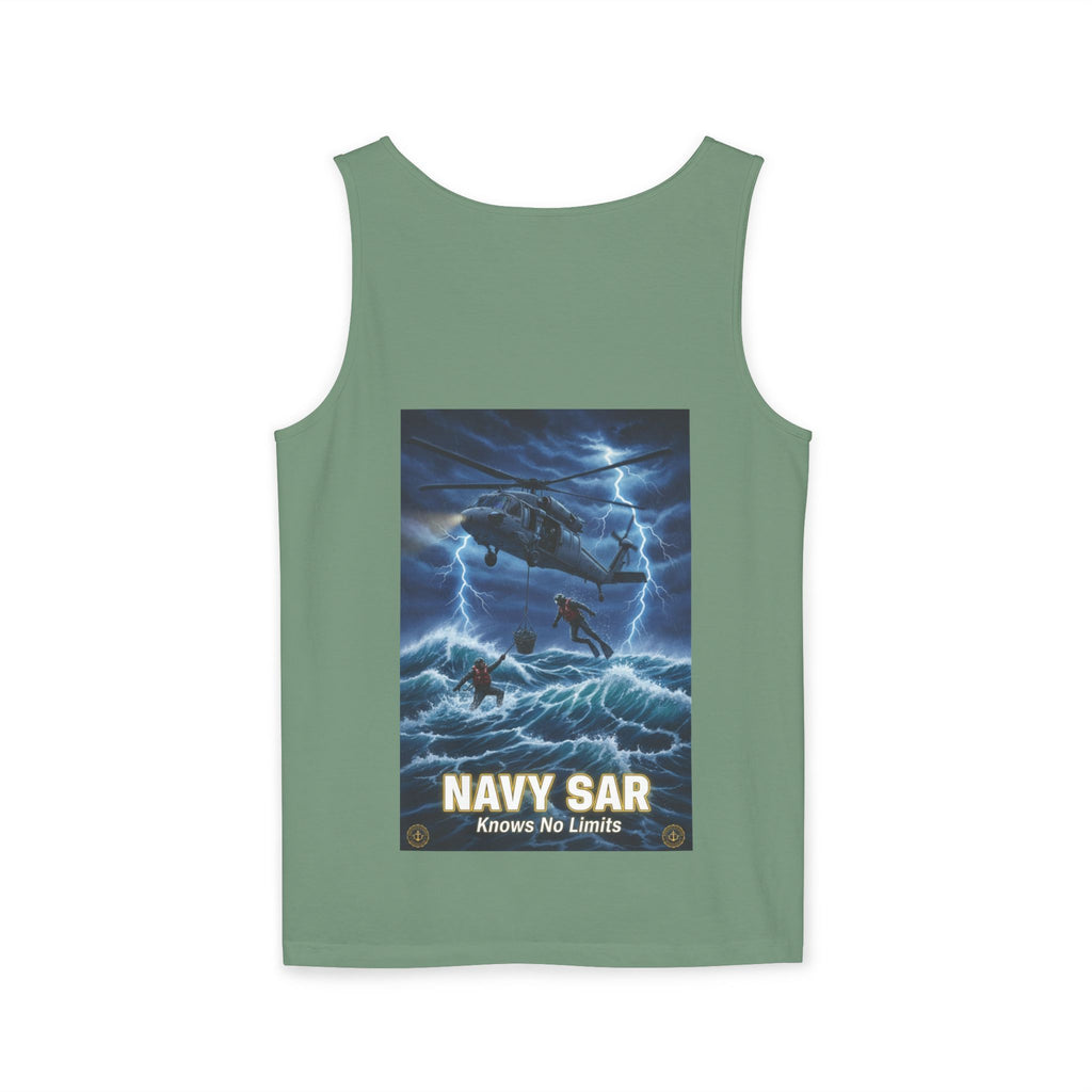 Navy SAR Tank Top — "We Know No Limits" Combat Rescue Swimmers