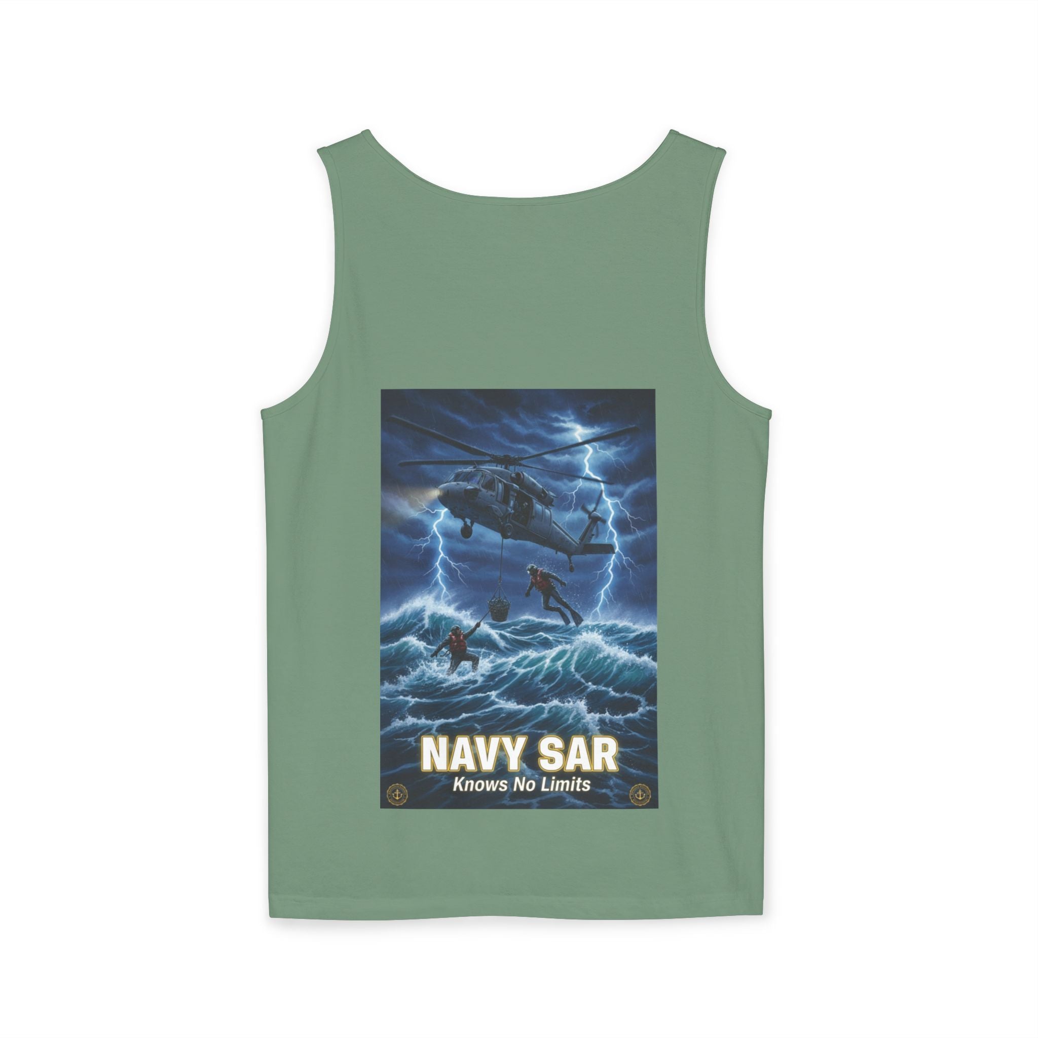 Navy SAR Tank Top — "We Know No Limits" Combat Rescue Swimmers