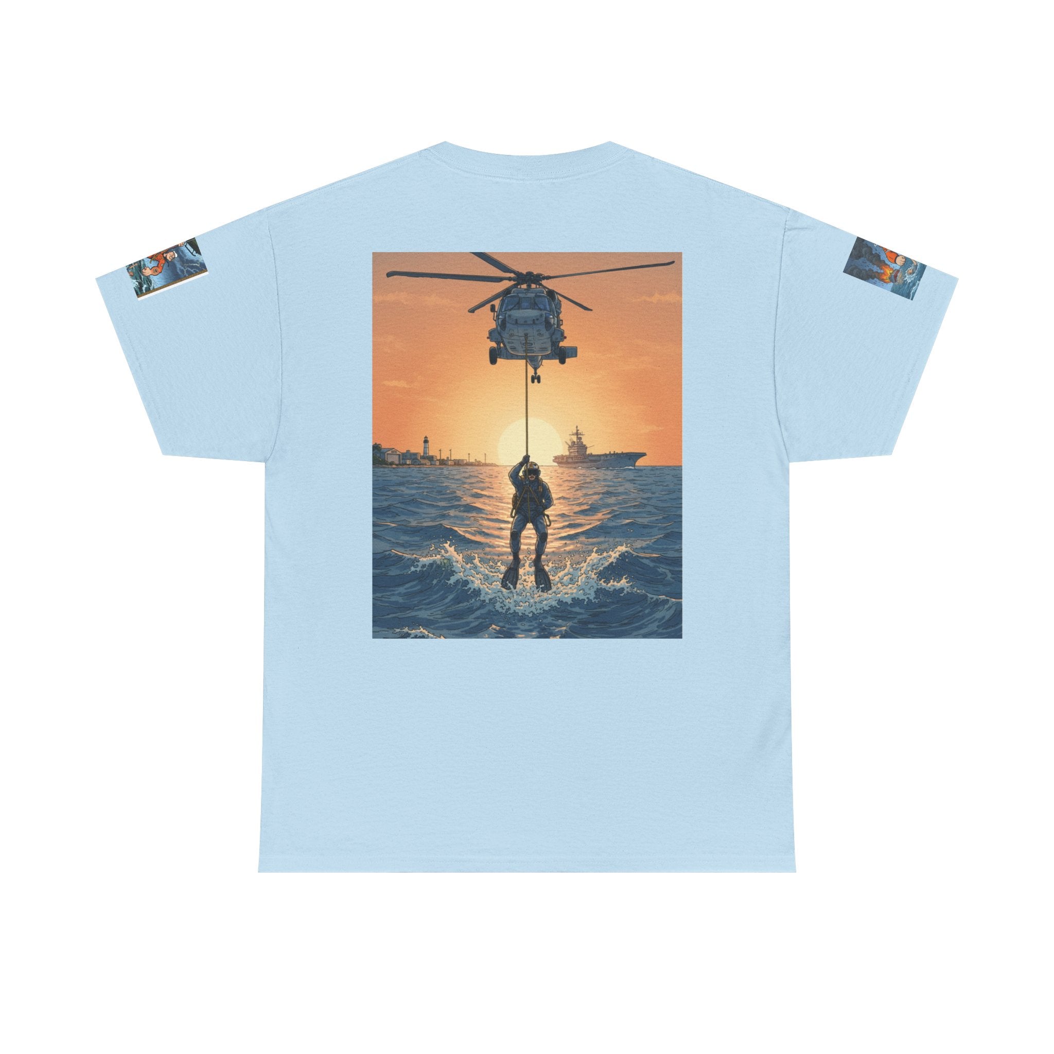 Rescue Swimmer Tee — NAS Pensacola Search & Rescue Helmet Tag T-Shirt