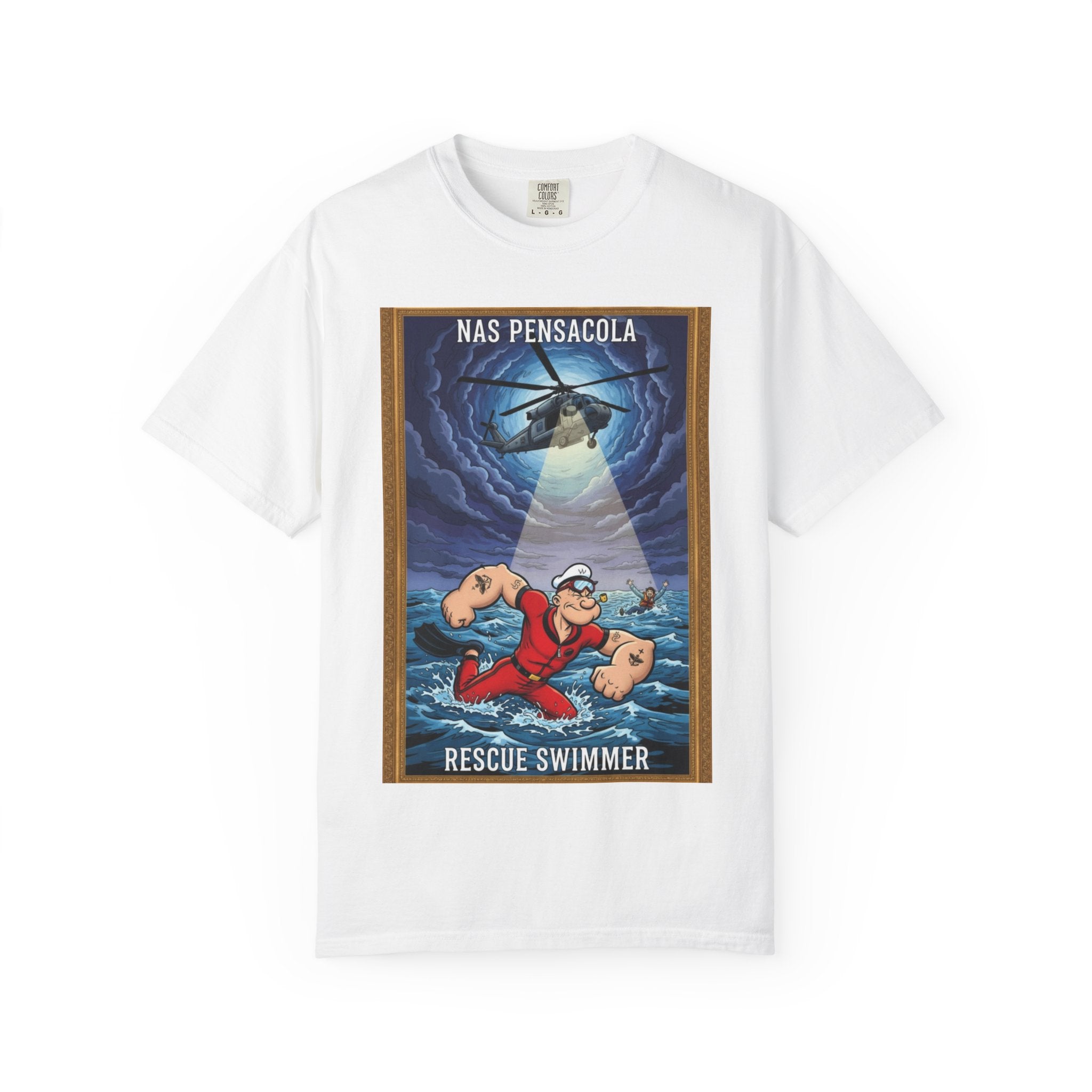 Rescue Swimmer T-Shirt — NAS Pensacola Helicopter Rescue Graphic Tee