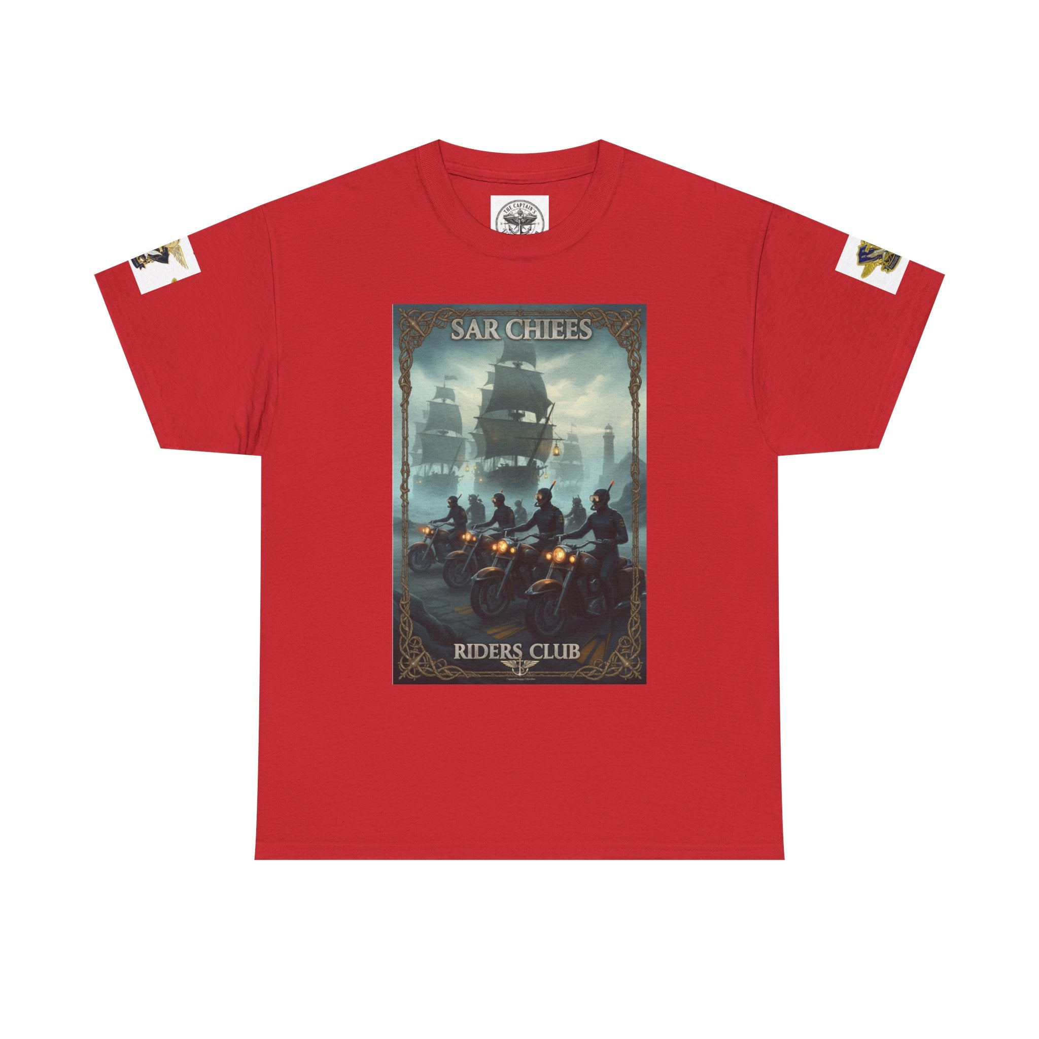 Military Rescue Crew T-Shirt — SAR Chiefs Riders Club Graphic Tee