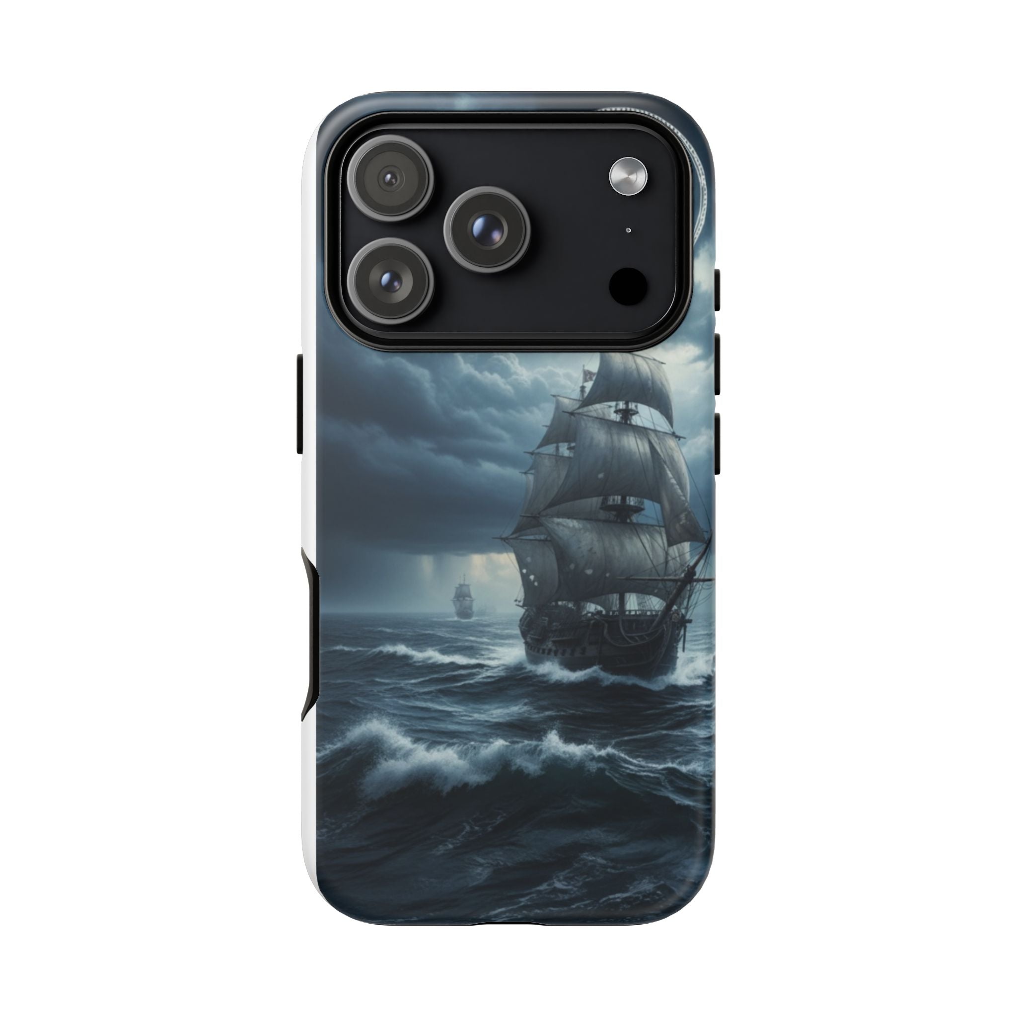 Stormy Seas Ship Phone Case – Nautical Pirate Sailing iPhone Cover