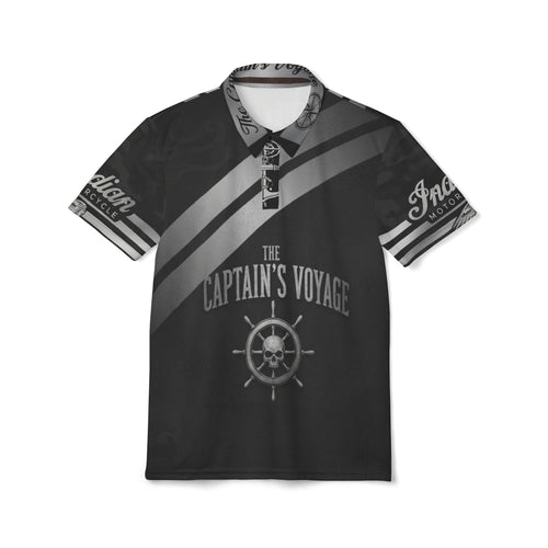 Captain's Voyage Nautical Polo Shirt