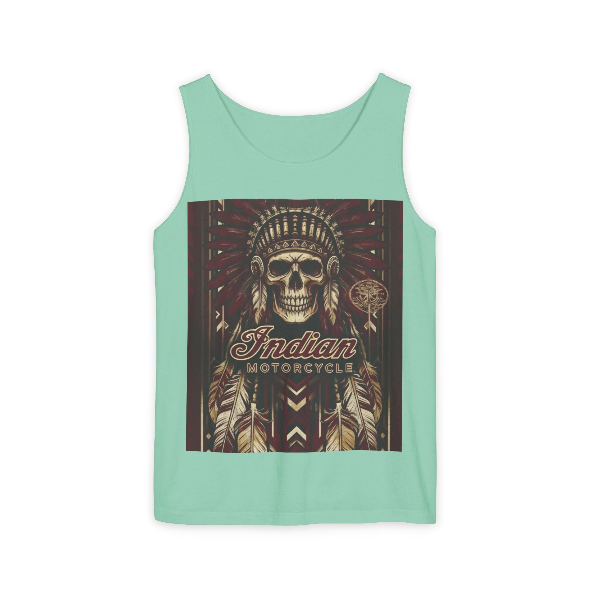 Skull Chief Tank Top — Indian Motorcycle Graphic Tank